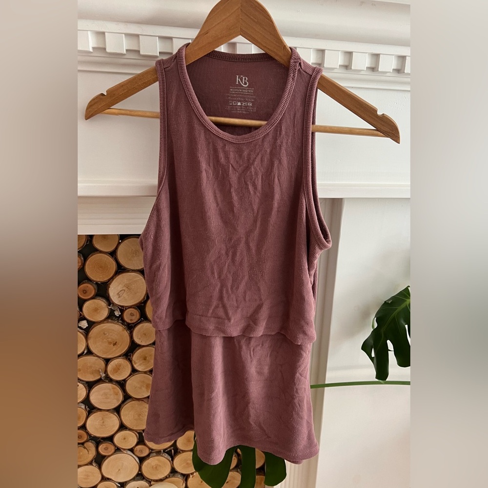 Kndred Bravely ribbed nursing tank top size medium